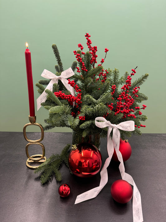 Florist Choice Christmas Vase Arrangement